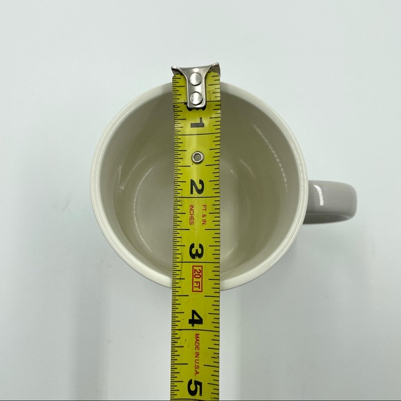 Room Essentials Stoneware He Him Coffee Mug Cream Black Pronoun Cup Mens Tea - Picture 10 of 10